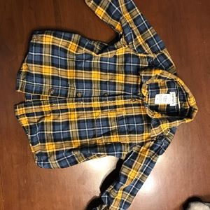 Carter Brand baby boy plaid shirt